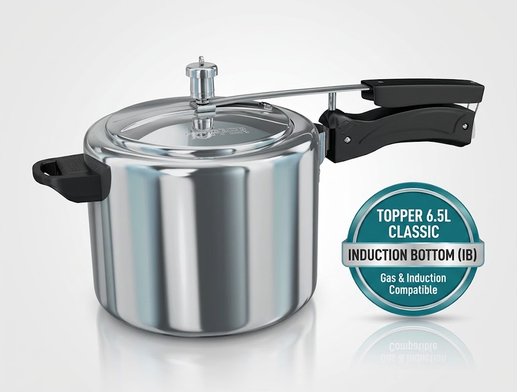 TPR Classic Pressure Cooker 6.5 Litre (Induction Bottom)